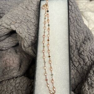 Lovely Honora Cultured Pearls and Gem Tourmaline 18 inches